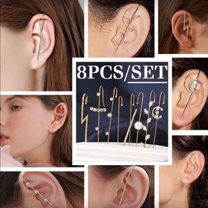 Ear wrap hook earrings